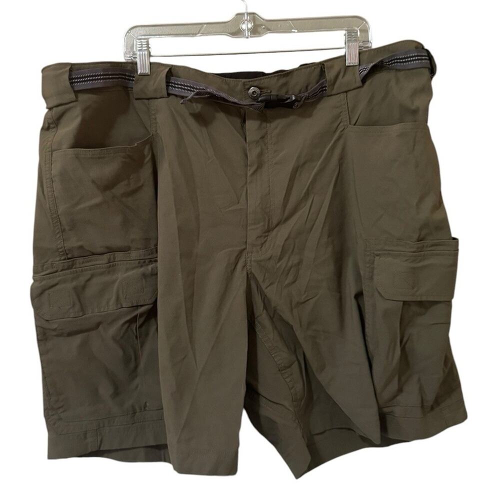 Duluth Trading Cargo Belted Shorts Mens Size 3XL Utility Cargo Hiking Outdoor